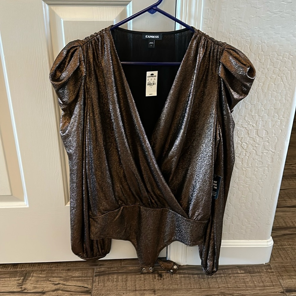 Metallic bodysuit